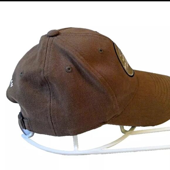 Smithsonian Air & Space Museum Strapback Hat/Cap Brown Twill Washington DC Mall - Picture 5 of 8